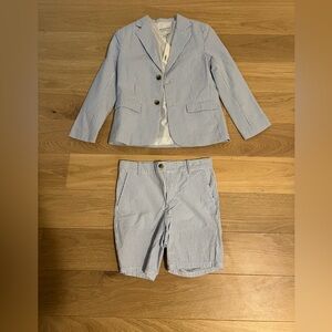 Boys size 8 short suit Janie and Jack